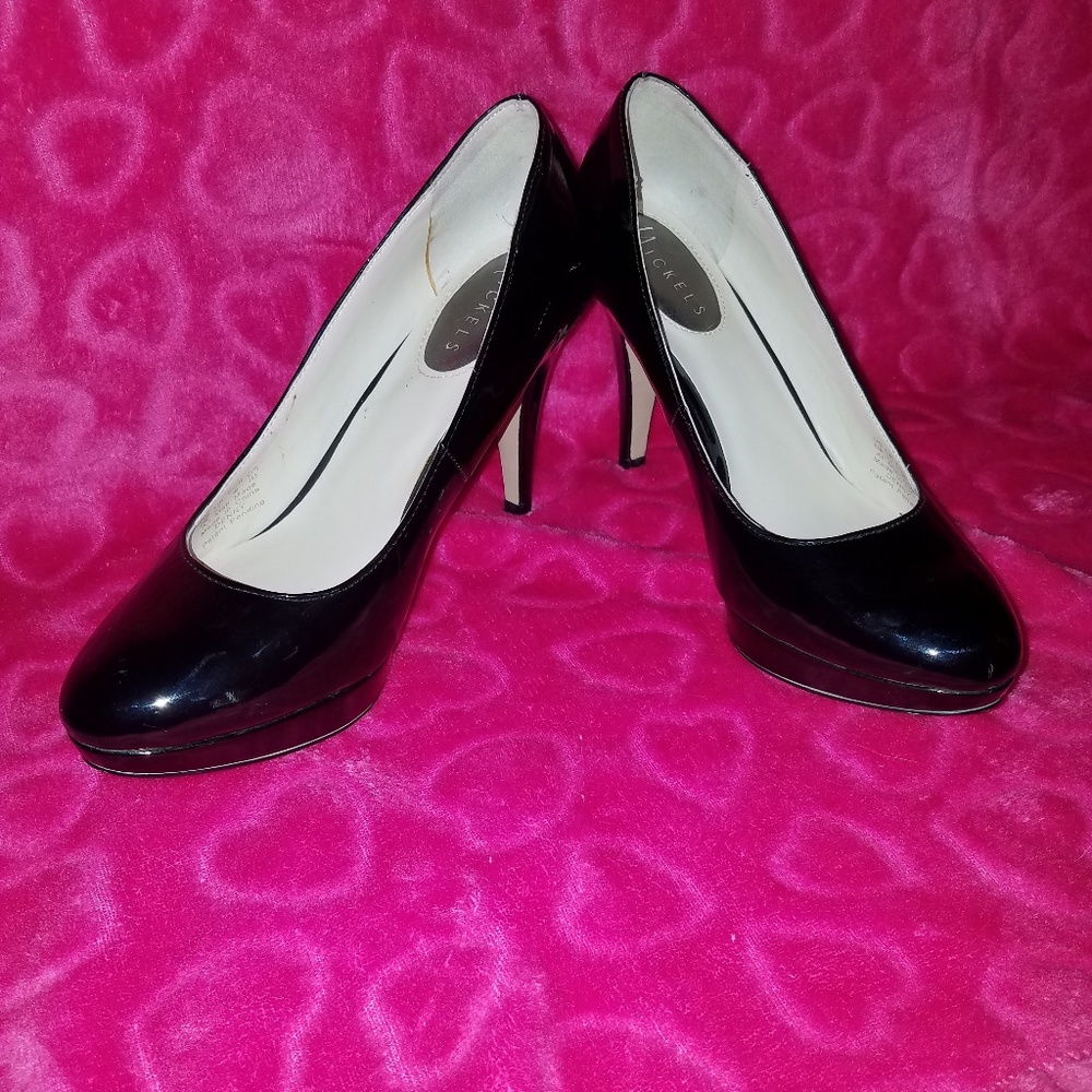 New NICKELS BLACK PATENT LEATHER
